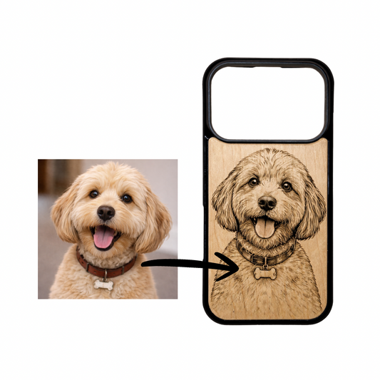 Handyhüllen Holz Personalisierbar