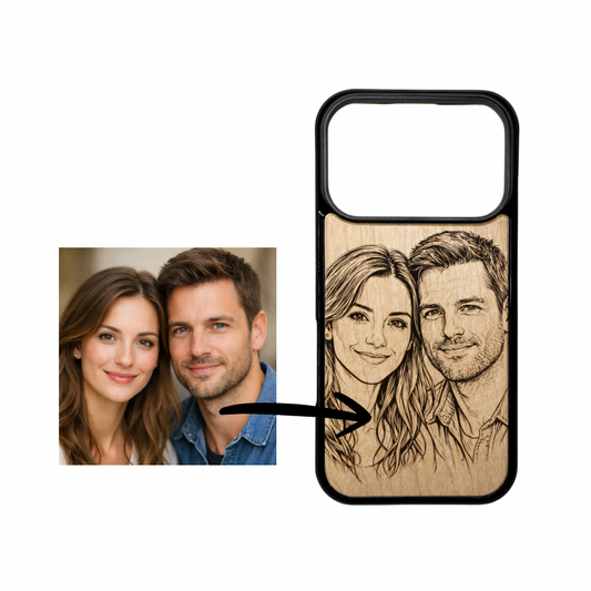 Handyhüllen Holz Personalisierbar